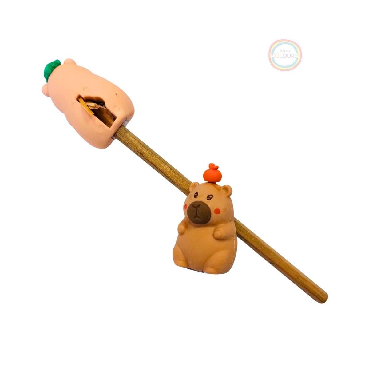 Sacapuntas c/goma Capybara 3D