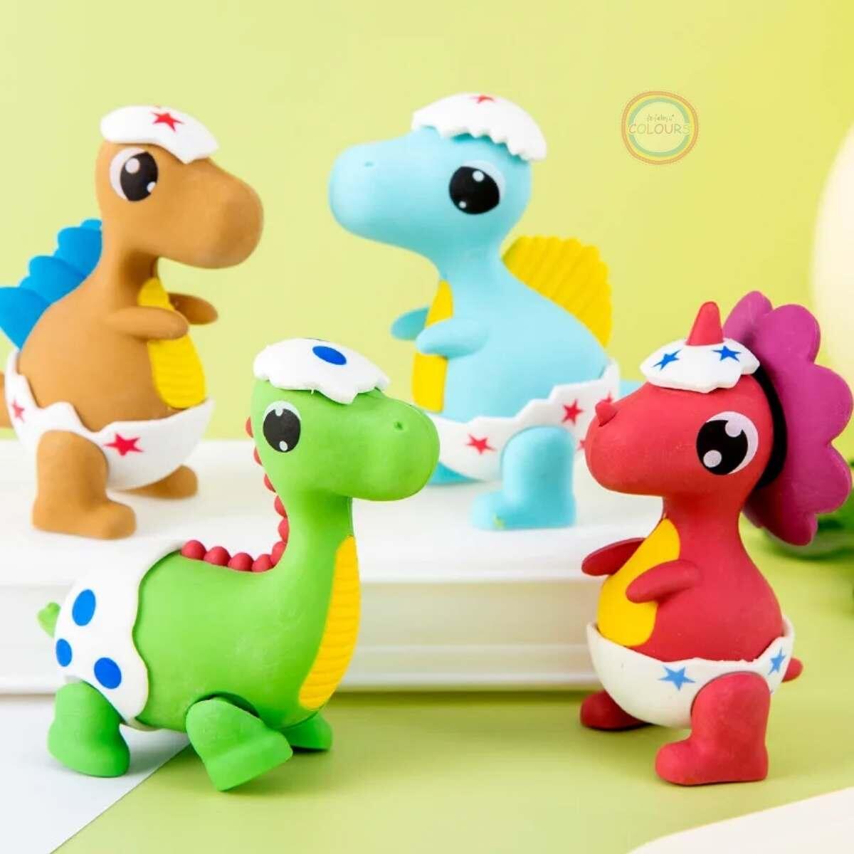 Goma Dino gigante 3D en caja pvc