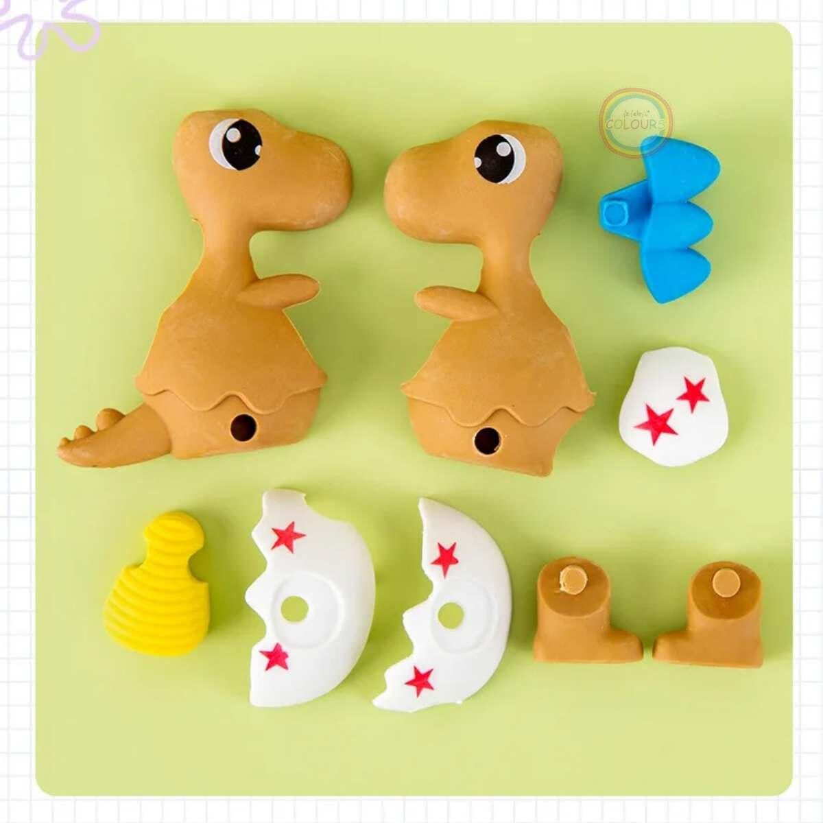 Goma Dino gigante 3D en caja pvc