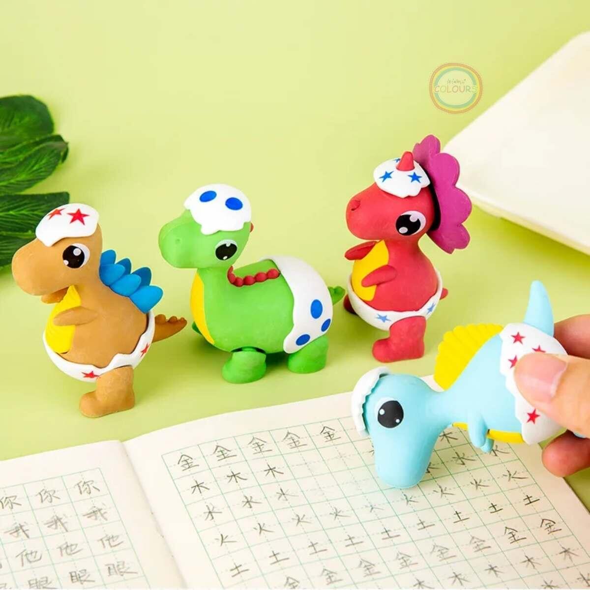 Goma Dino gigante 3D en caja pvc