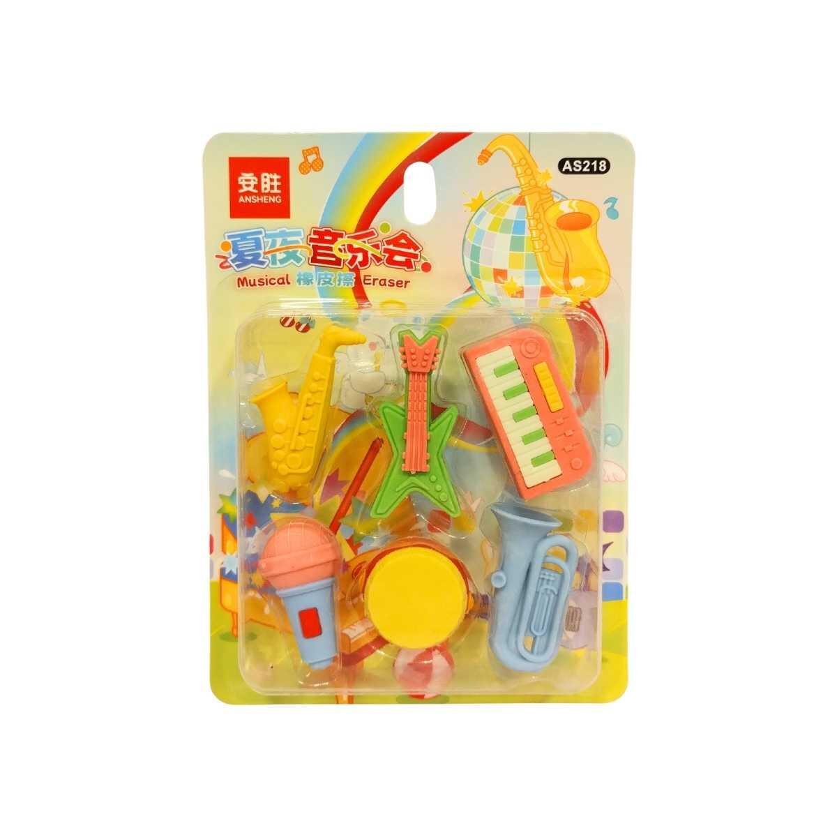 Goma Instrumentos musicales en blister