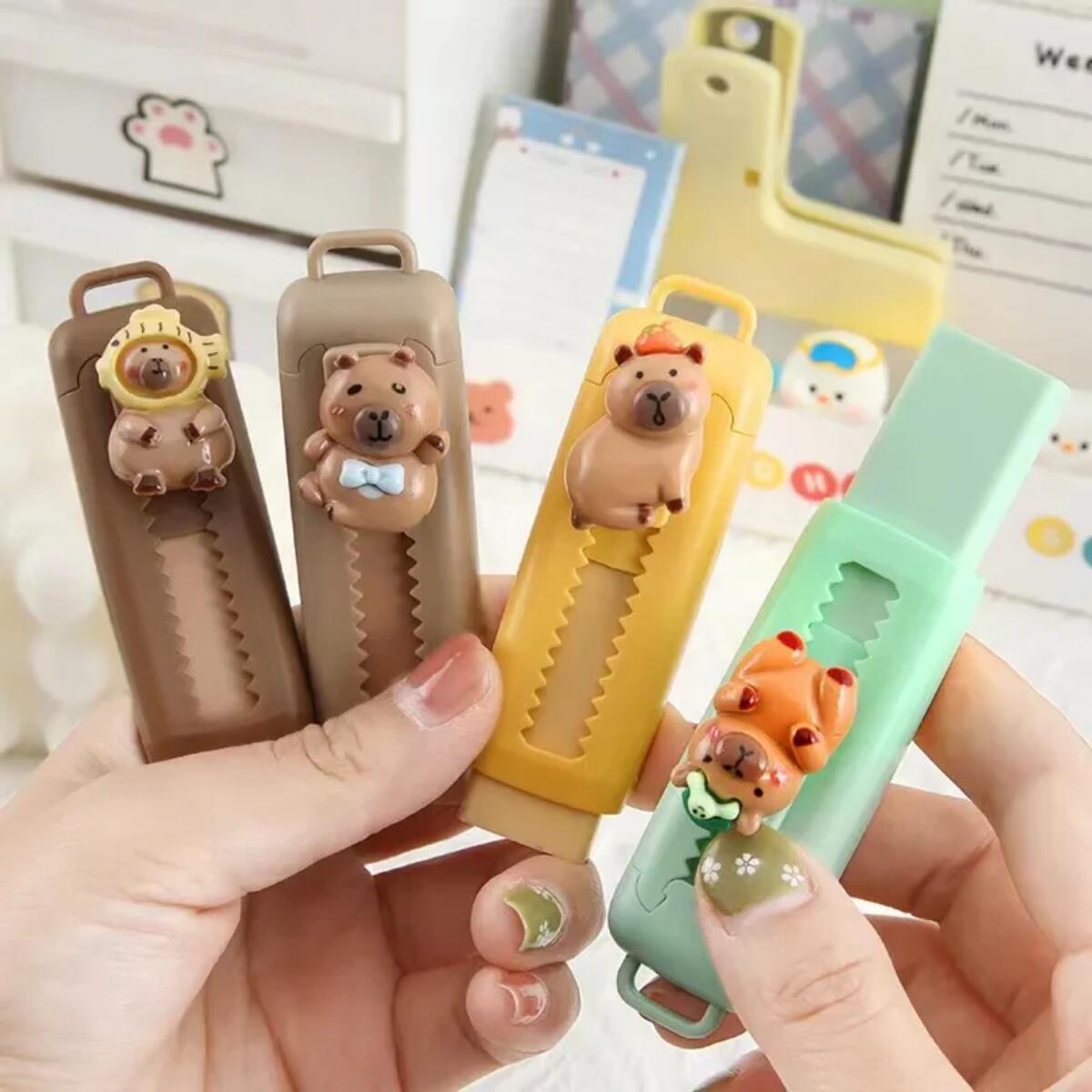 Goma retractil Capybara - rectangular