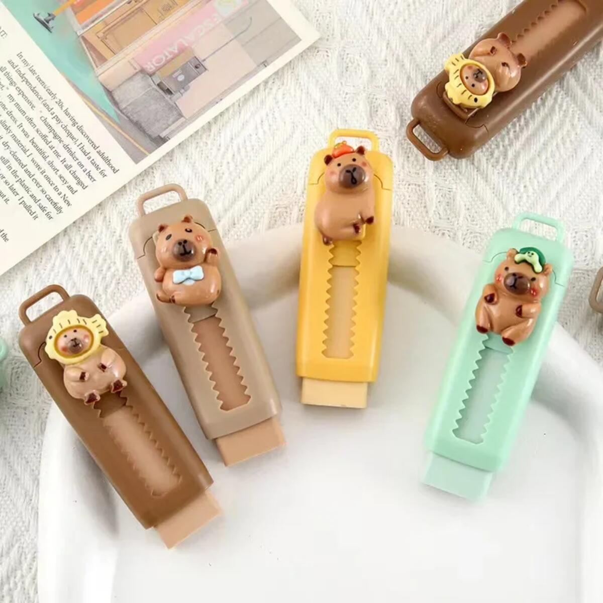 Goma retractil Capybara - rectangular