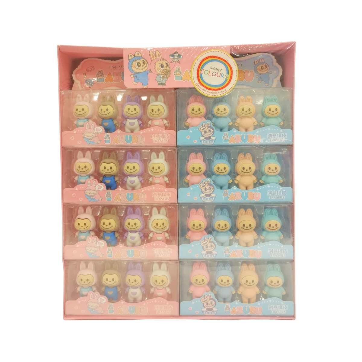 Goma Labubu x 4 en blister