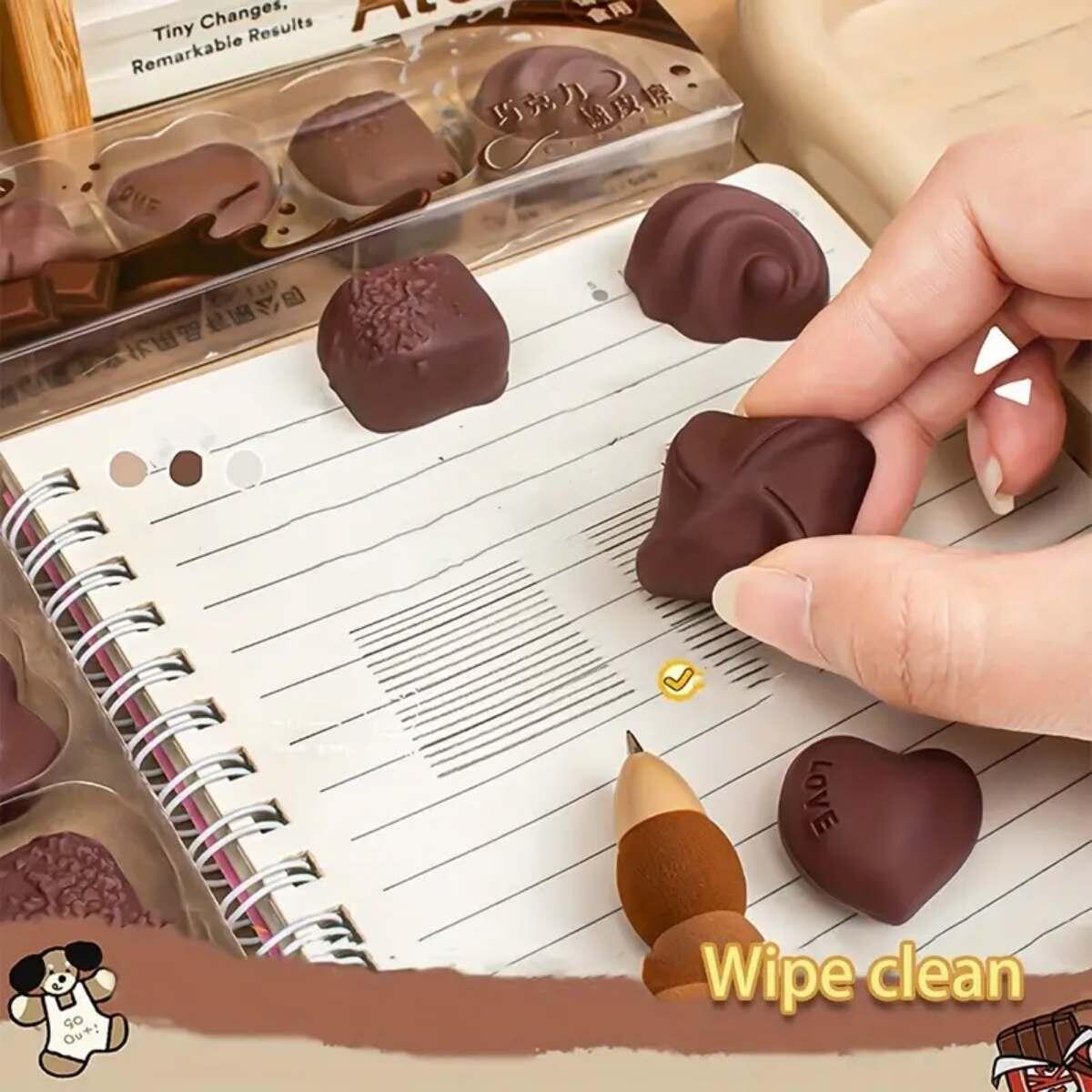 Goma Bombones Choco Sweet con Aroma x 4 en caja pvc