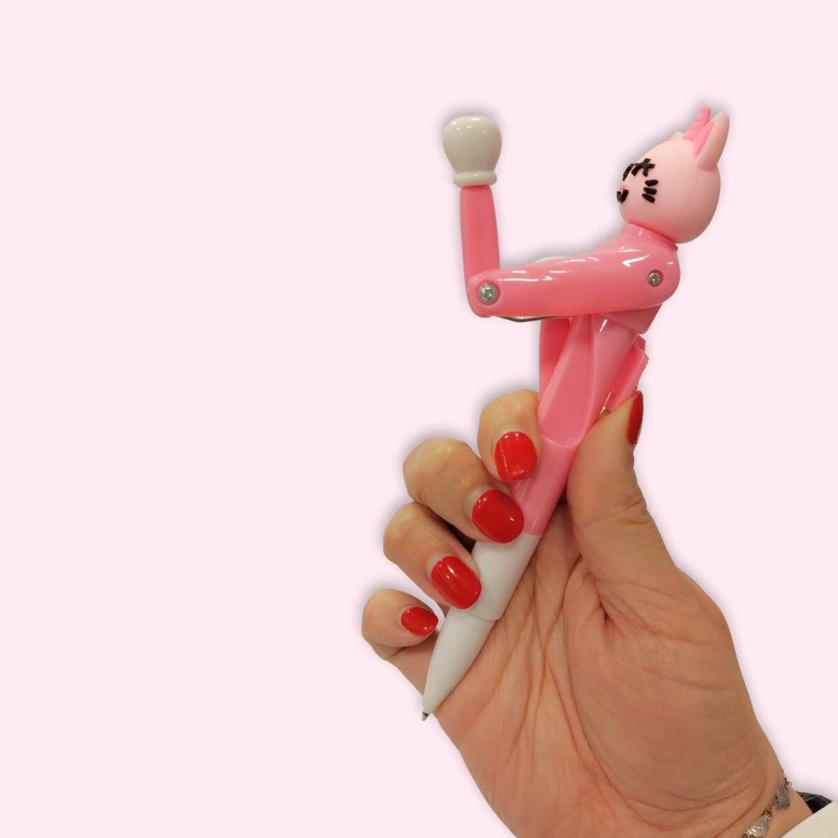 Boligrafo Gato de boxeo - Tinta Azul