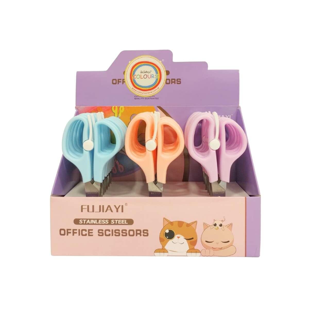 Tijera color pastel c/freno