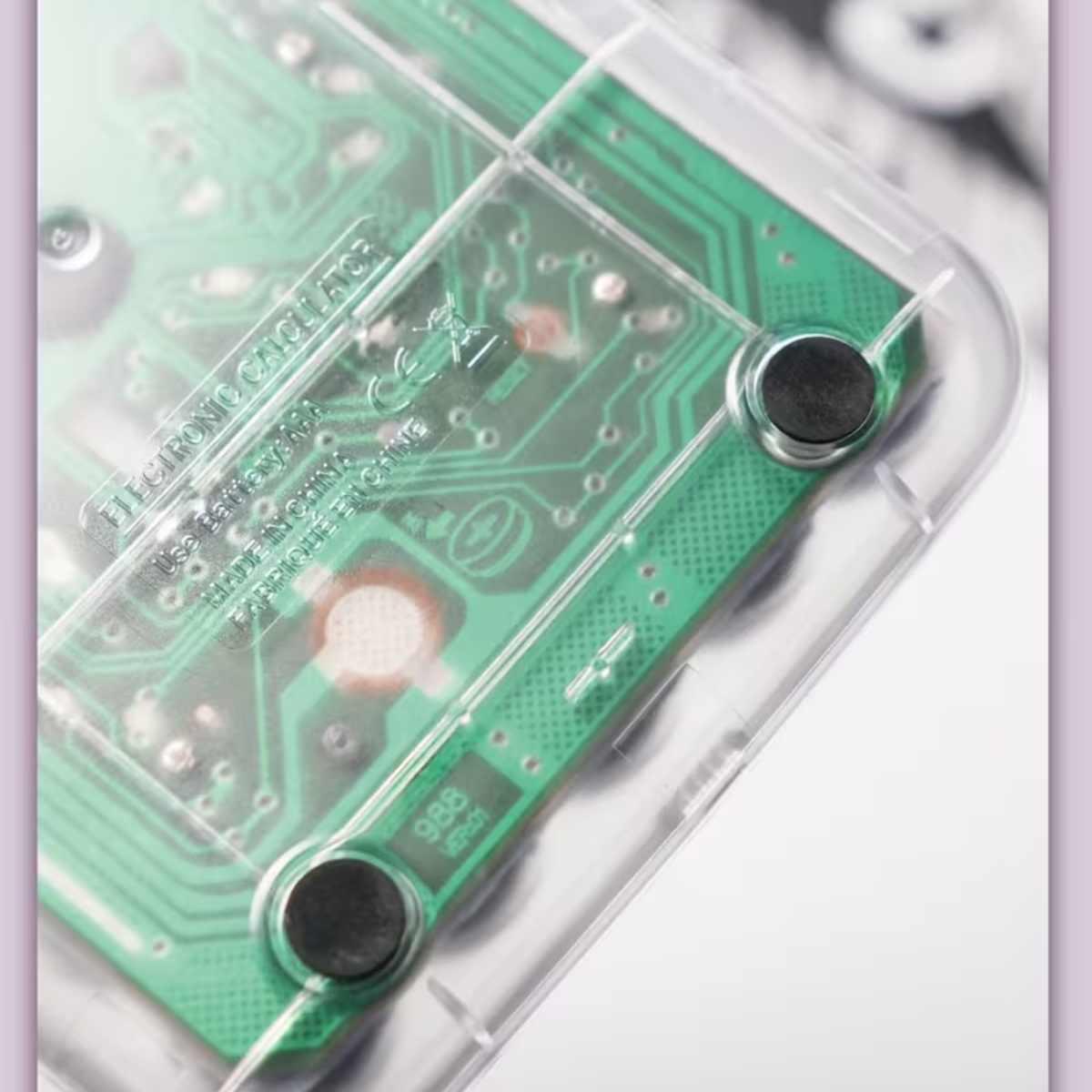 Calculadora solar y pila degrade color pastel - OS-9168