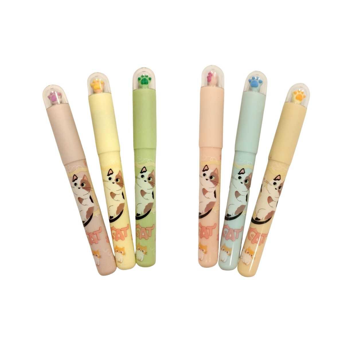 Resaltador Huella c/capsula mini y cuerpo estampado
