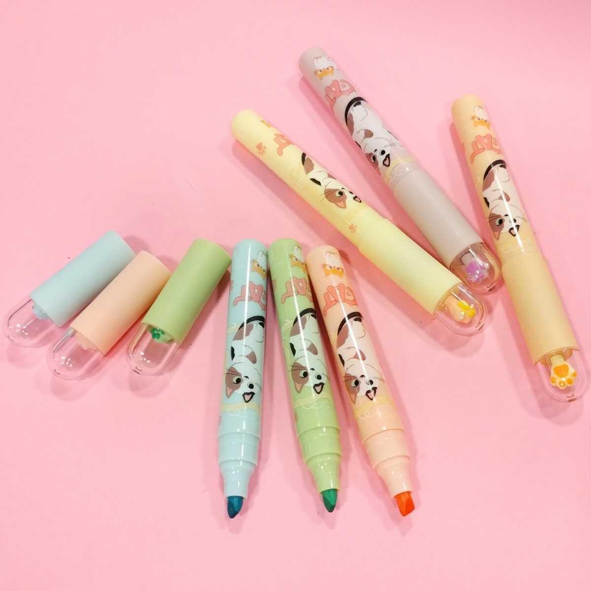 Resaltador Huella c/capsula mini y cuerpo estampado