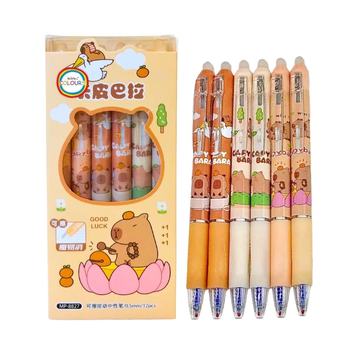.......Boligrafo borrable retractil Capybara