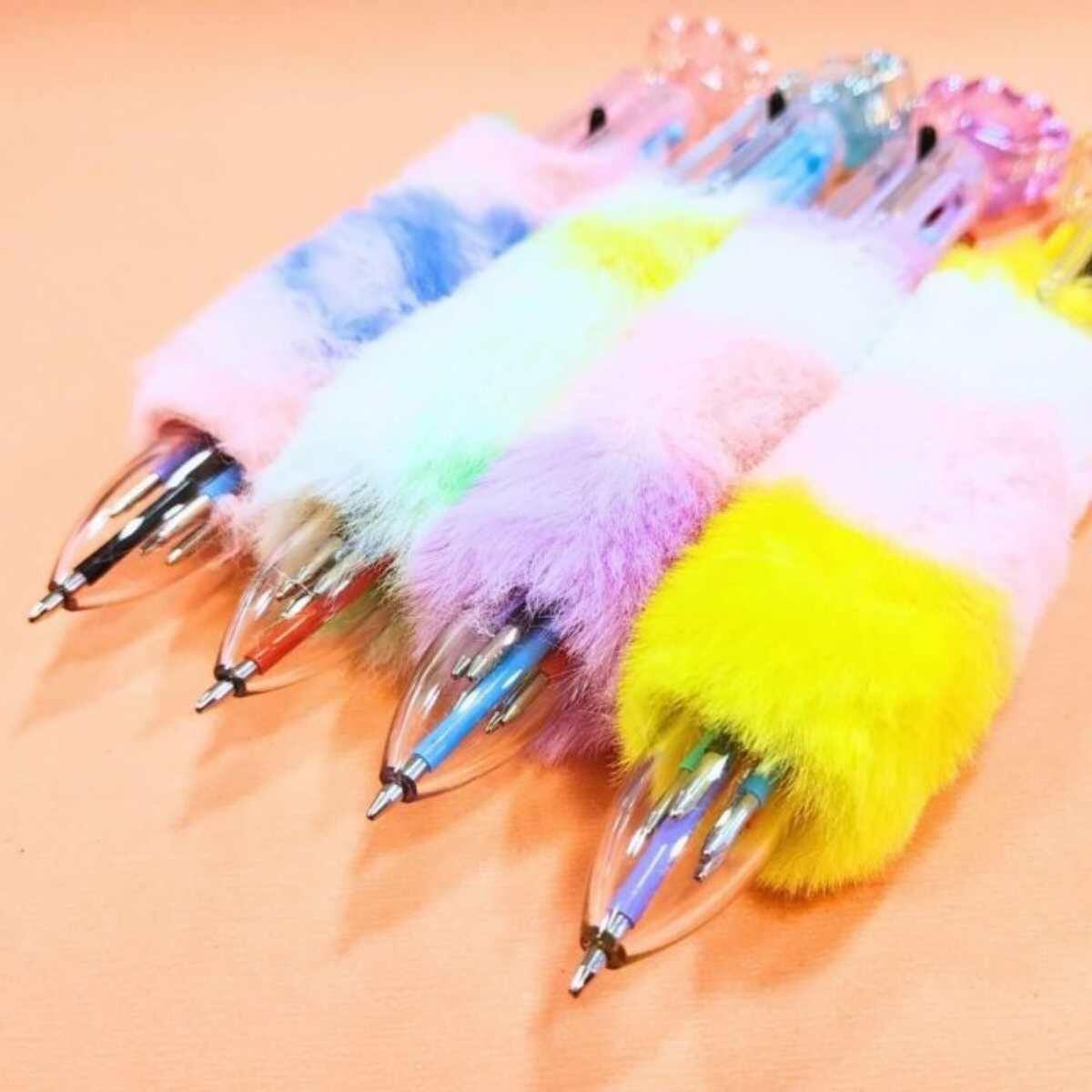 Boligrafo multi x 6 Huella peluche