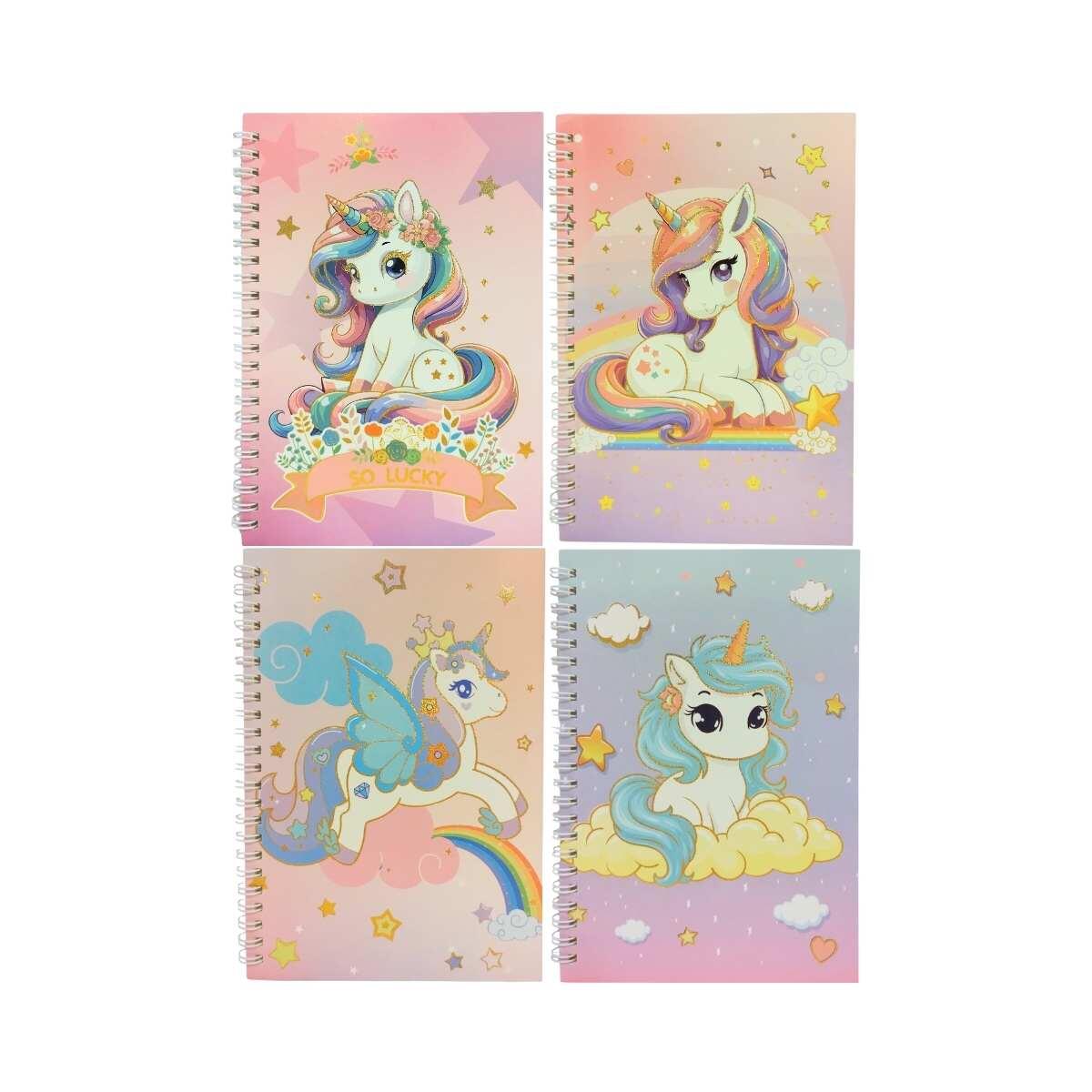 Cuaderno Unicornio - 60 hojas  rayadas