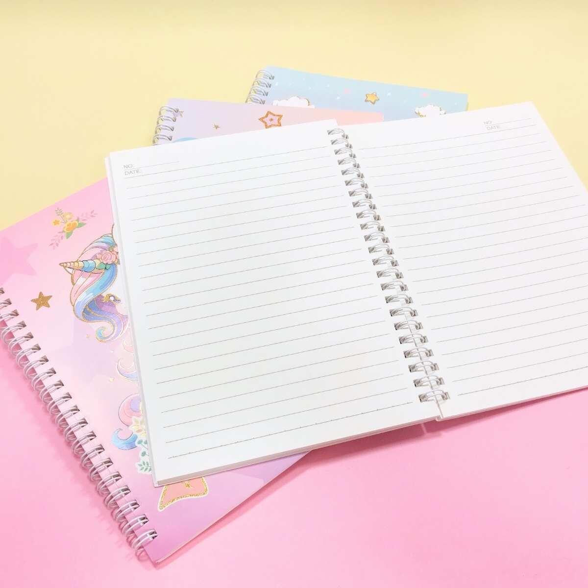 Cuaderno Unicornio - 60 hojas  rayadas