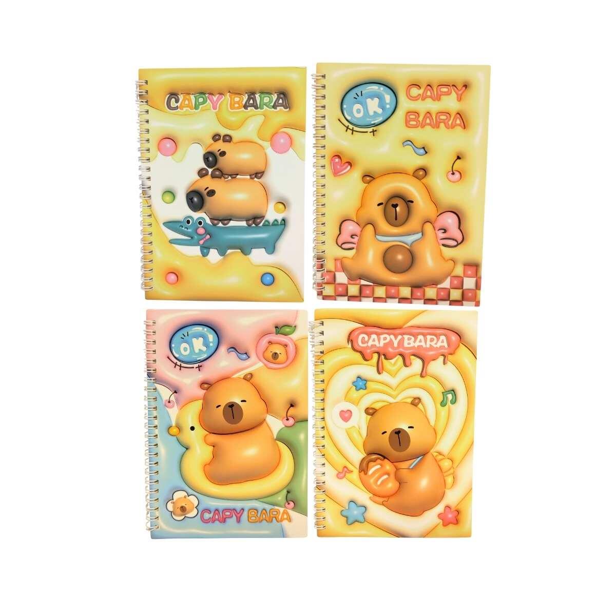 Cuaderno Capybara - 60 hojas  rayadas