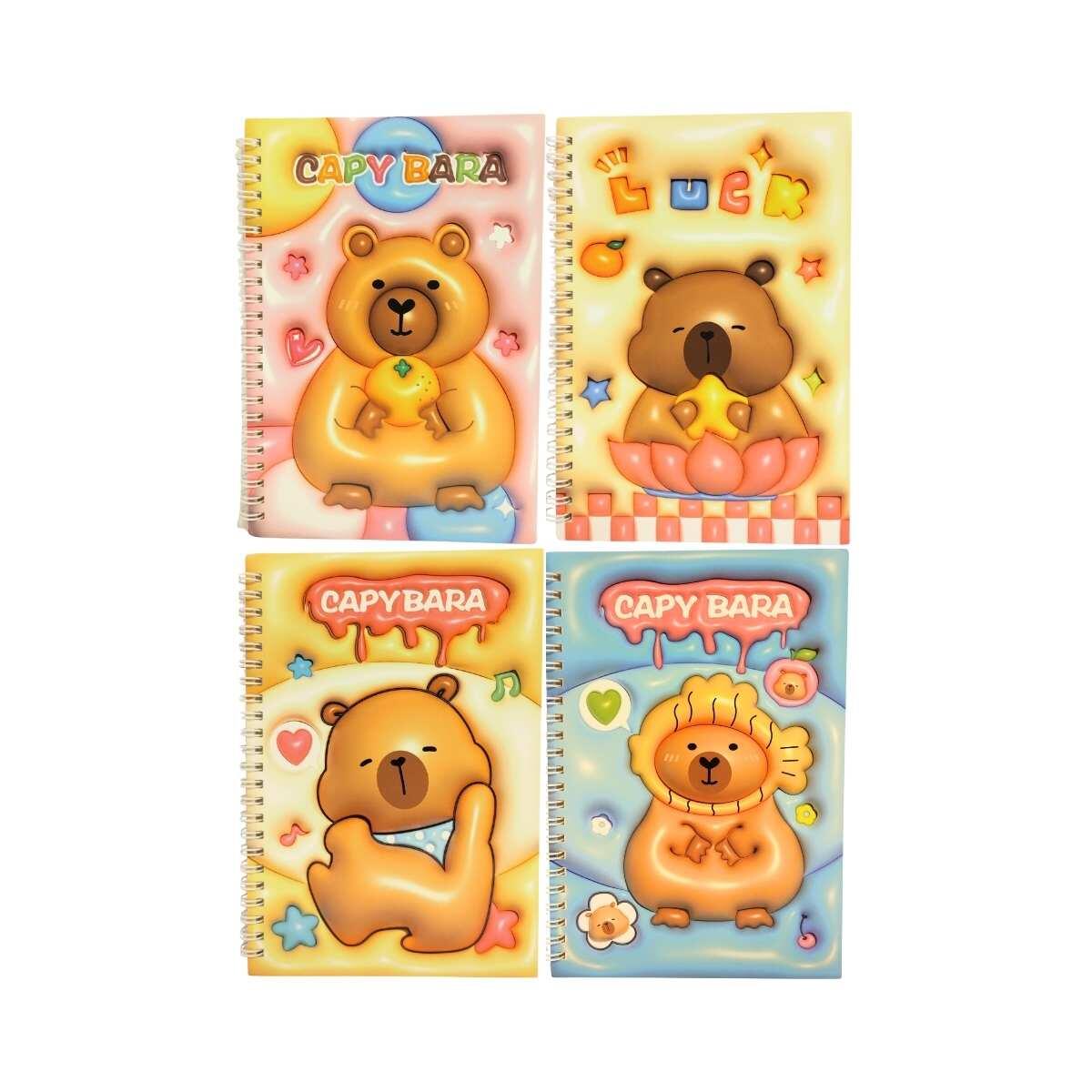 Cuaderno Capybara - 60 hojas  rayadas