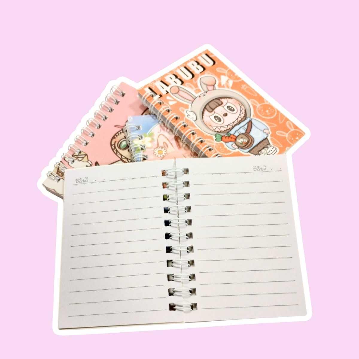 Set mini libretas Labubu individual x 4 - 40 hojas