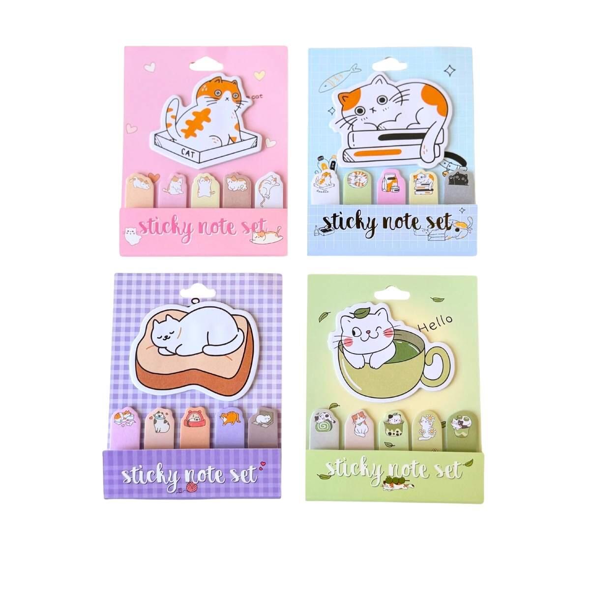 Post it Gatos 20 hojas x 6
