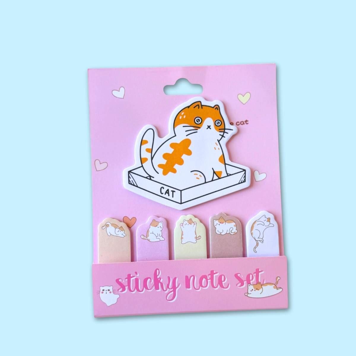Post it Gatos 20 hojas x 6