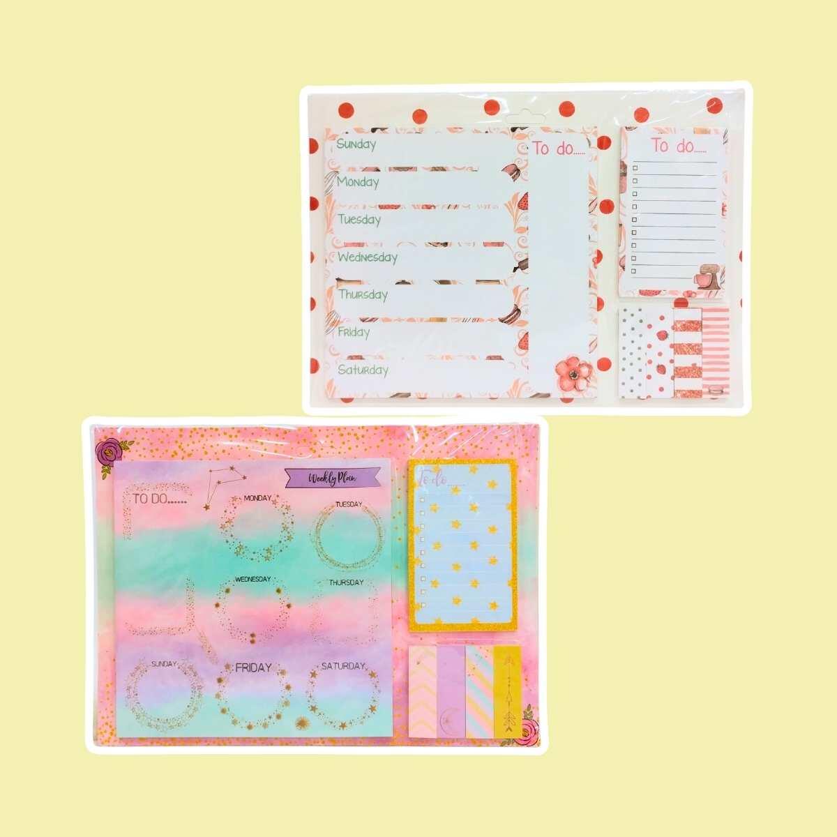 Post it planificador 30 hojas x 6 varios modelos