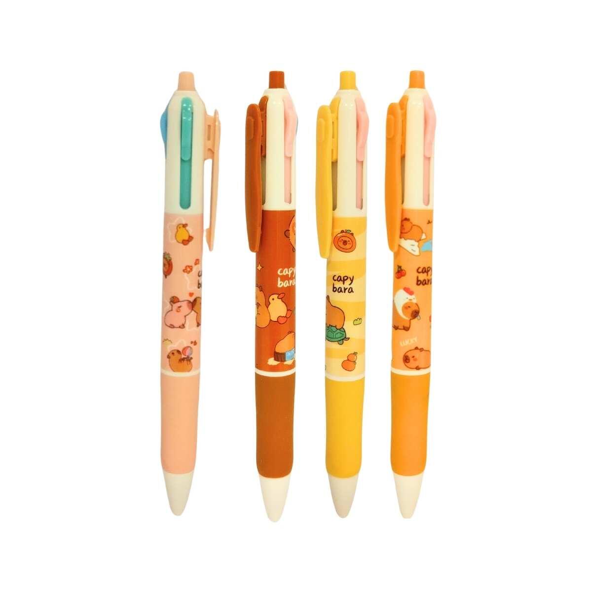 Boligrafo multi x 4 Colores Capybara - 0.5 mm