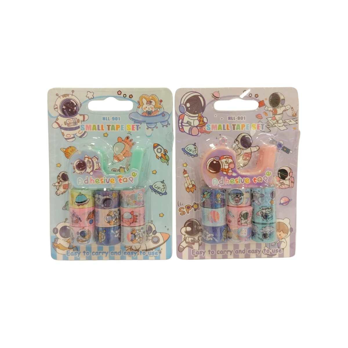 Cinta mini Astronauta x 9 c/dispenser en blister