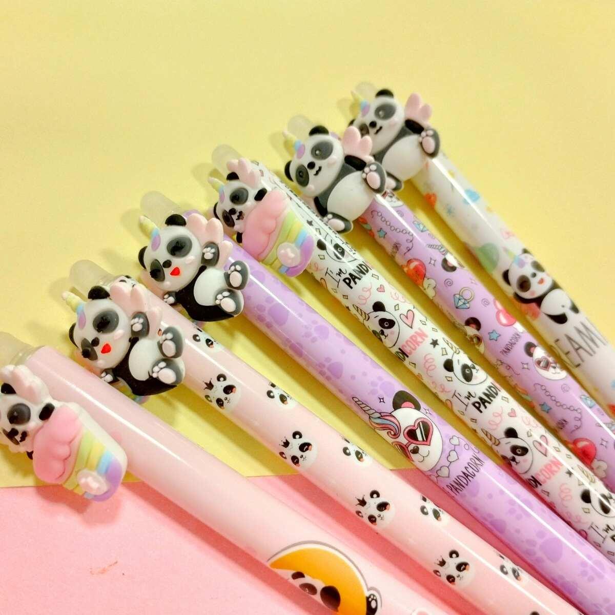 Boligrafo borrable retractil Panda