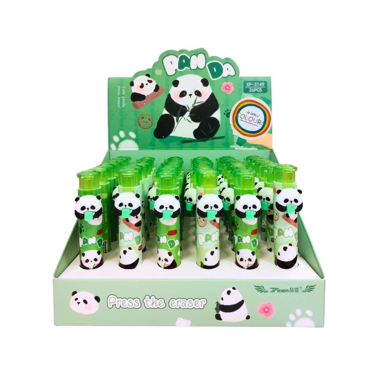 Goma Panda retractil cuerpo estampado