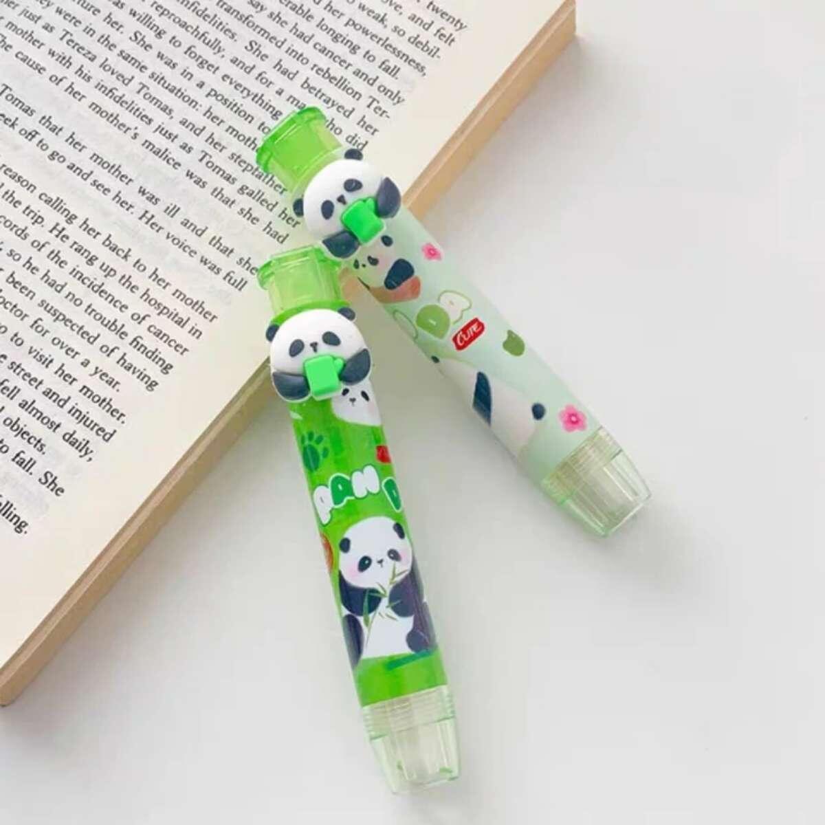 Goma Panda retractil cuerpo estampado