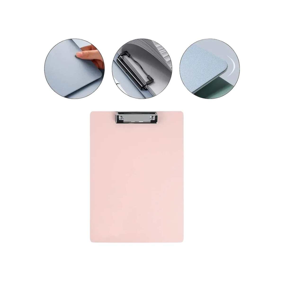 Tabla A4 c/clip color pastel