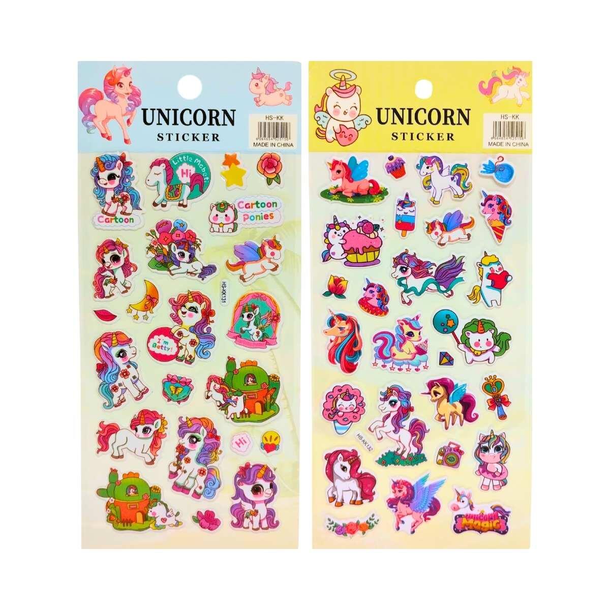 Sticker goma eva Unicornio