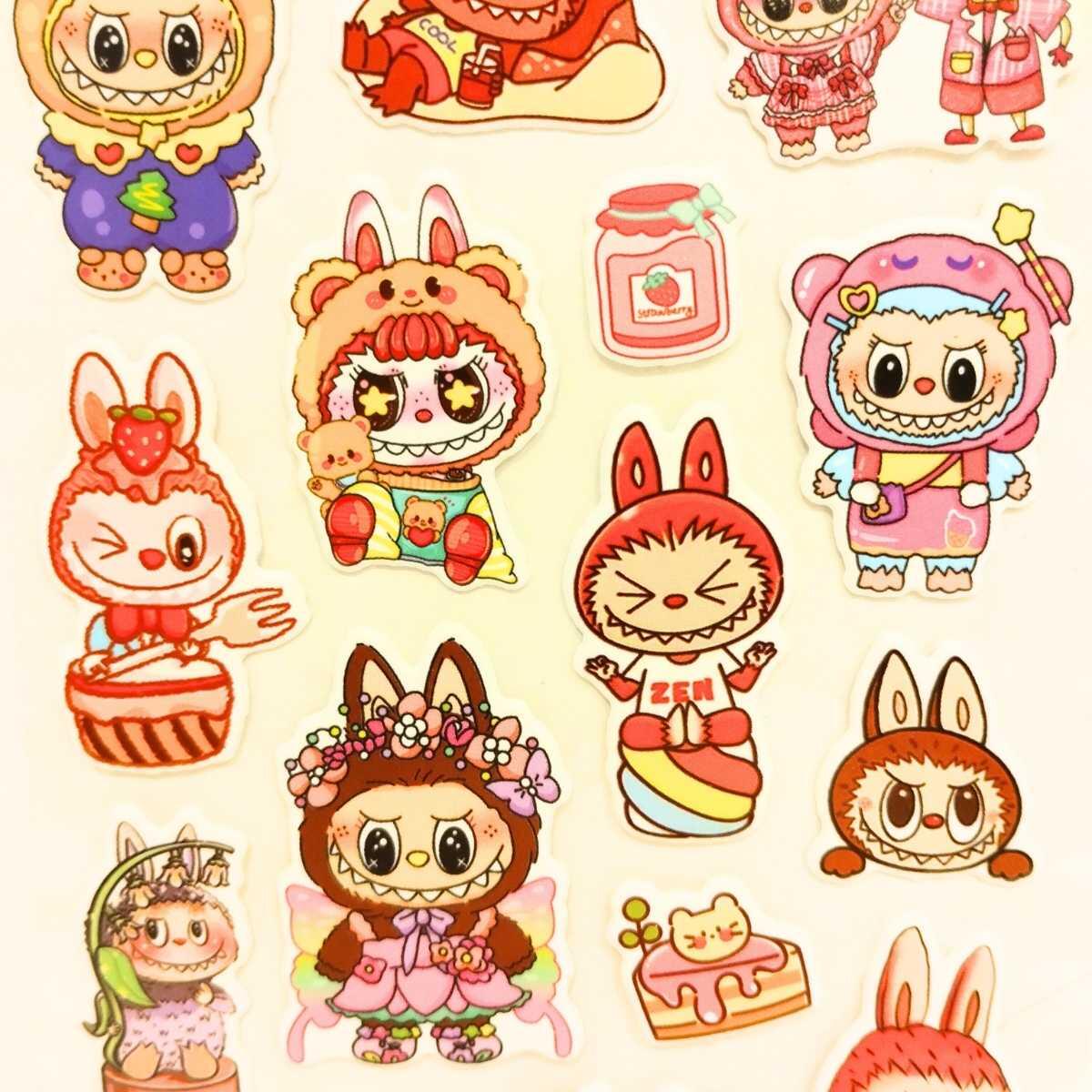 Sticker relieve Labubu
