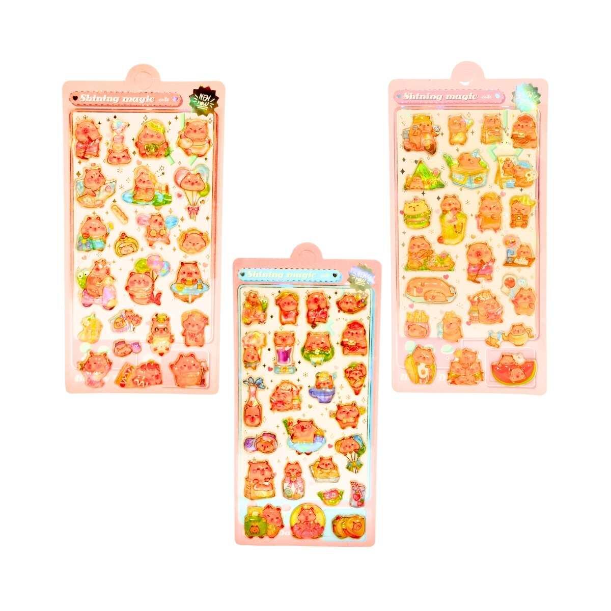 Sticker pop up Capybara