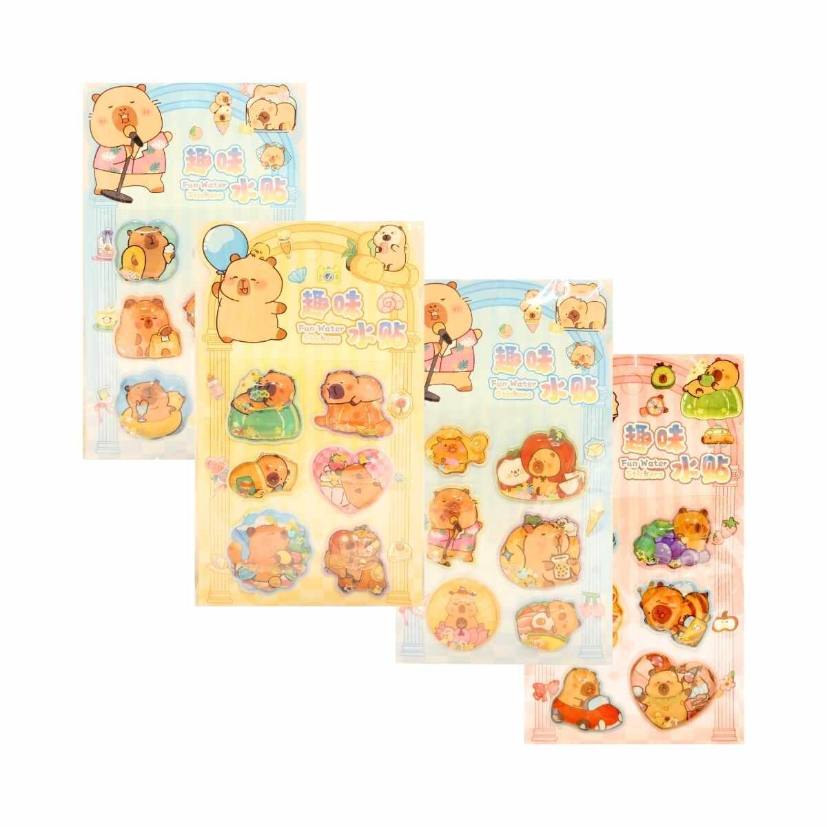 Sticker Capybara pop up c/liquido
