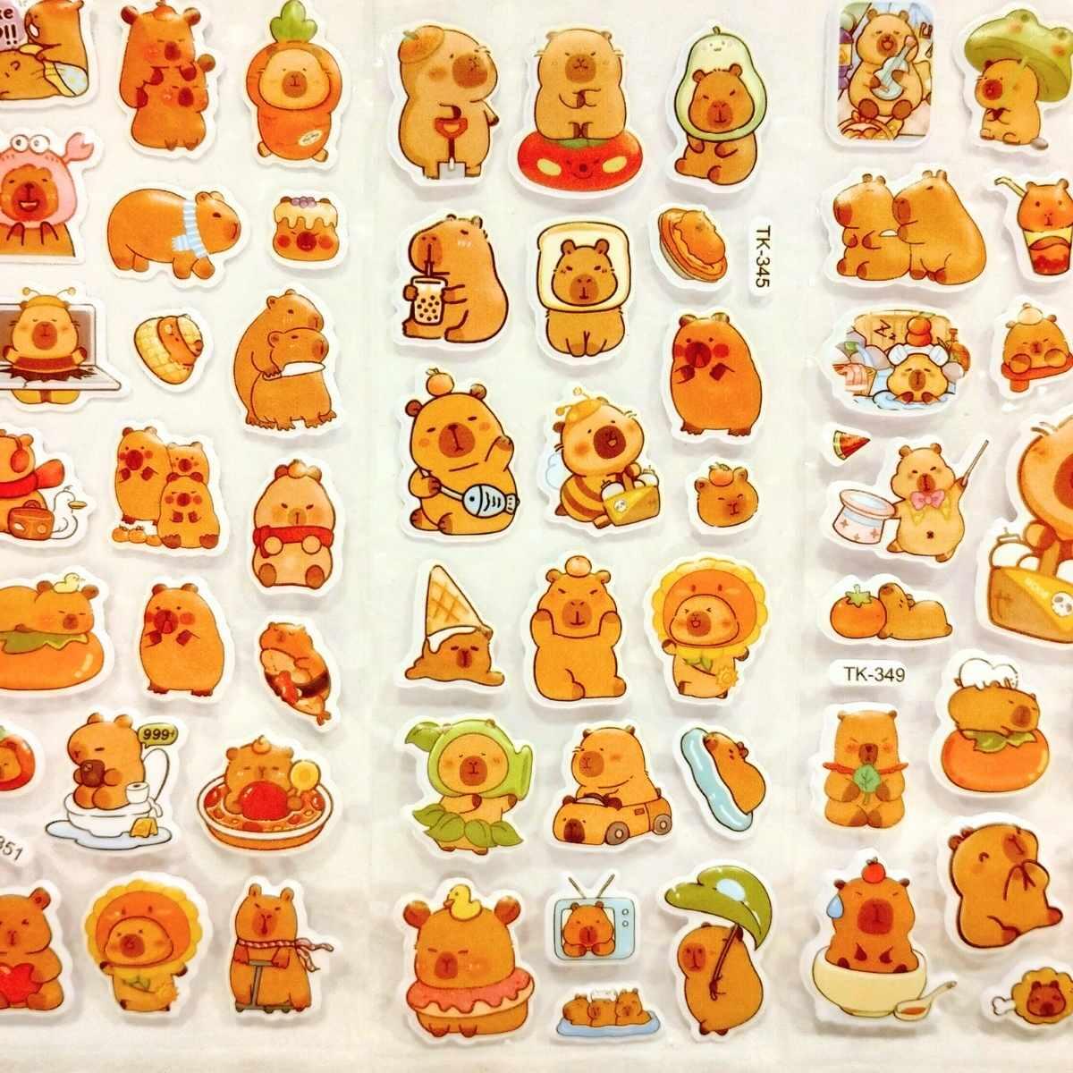 Sticker pop up Capybara