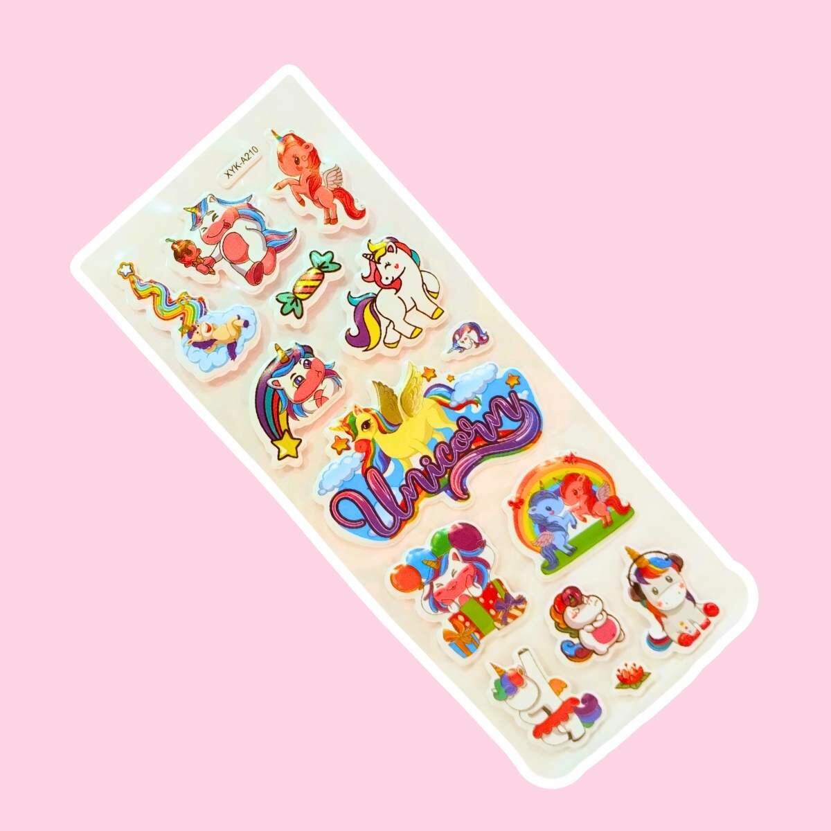 Sticker pop up Unicornio