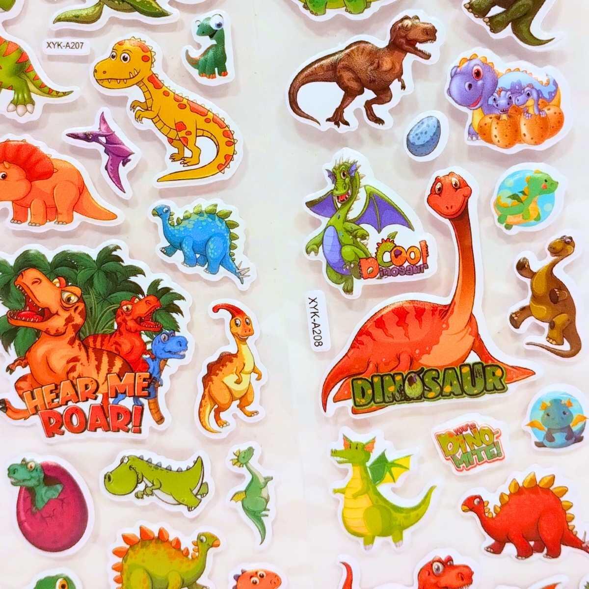Sticker pop up Dinos