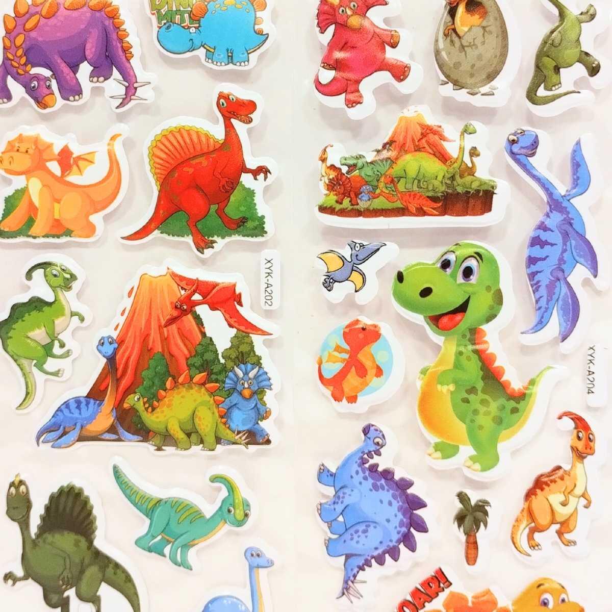 Sticker pop up Dinos