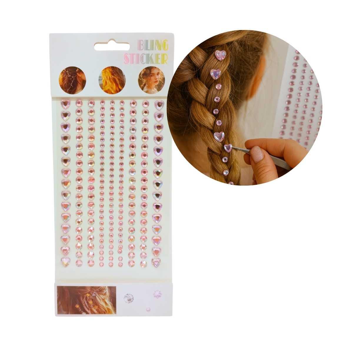Sticker brillos rosas