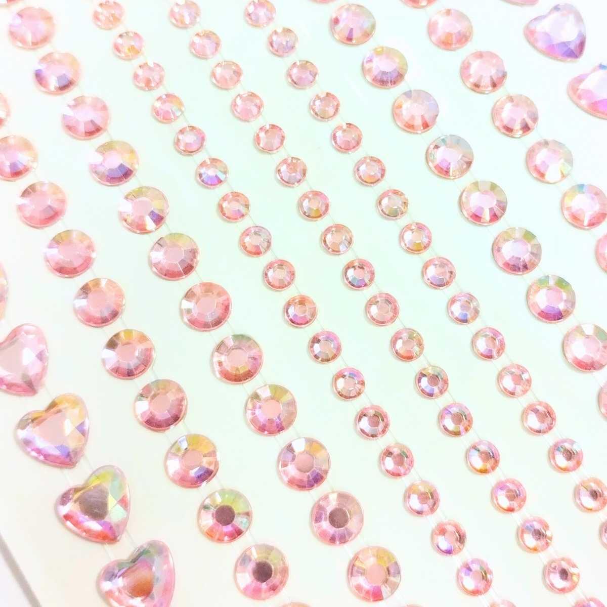 Sticker brillos rosas