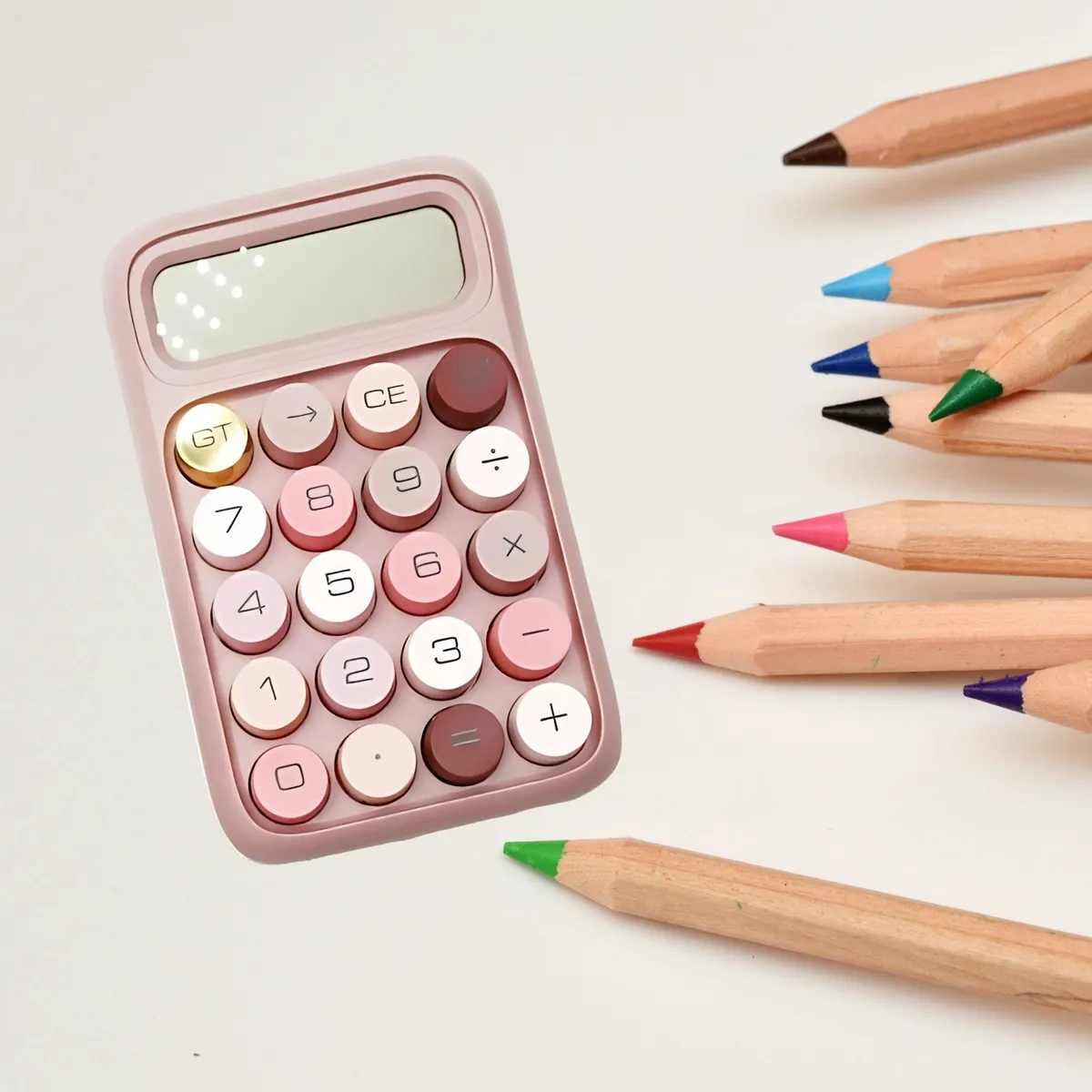 Calculadora a pila Color pastel - 2888