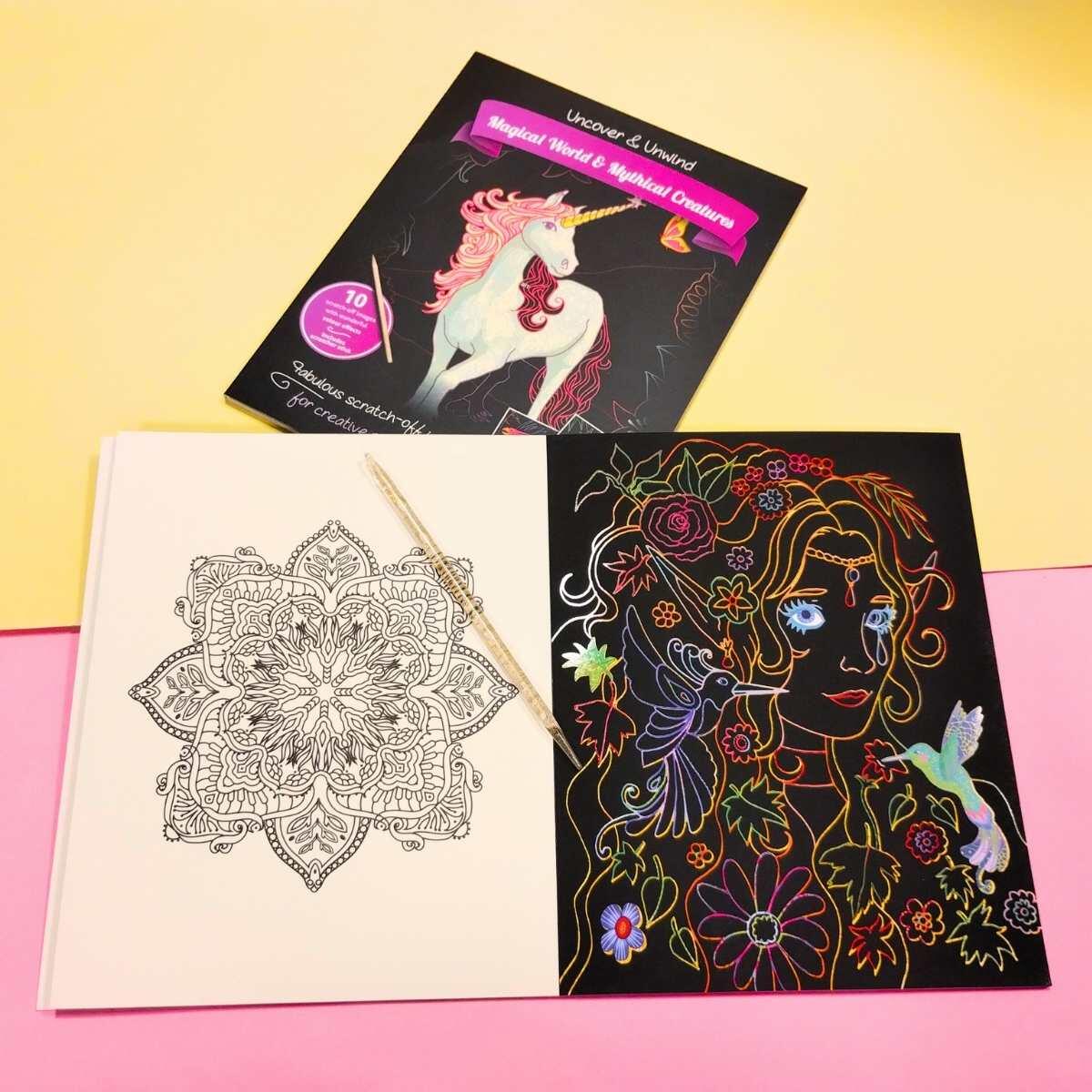 Papel Magico Unicornio/Hadas - 10 hojas