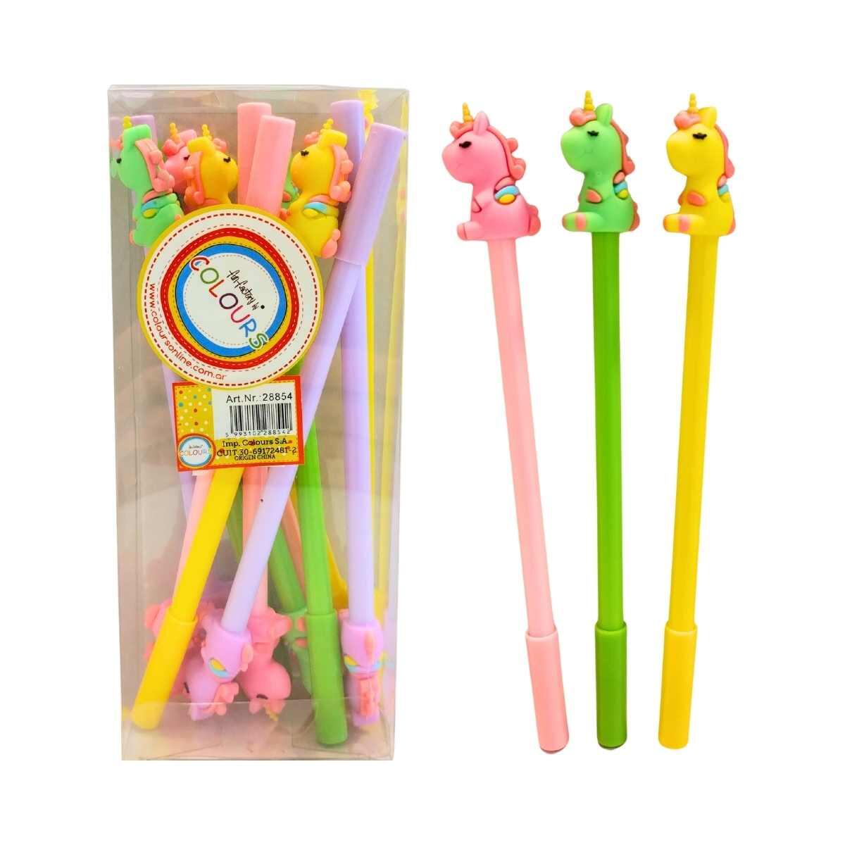 Boligrafo punta aguja Unicornio