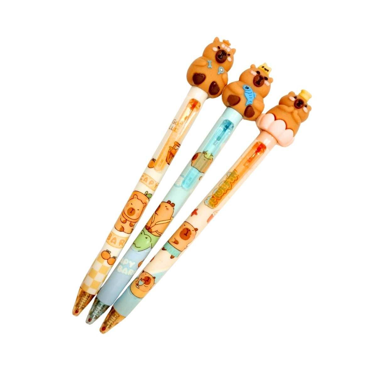 Boligrafo Capybara c/clip cuerpo estampado