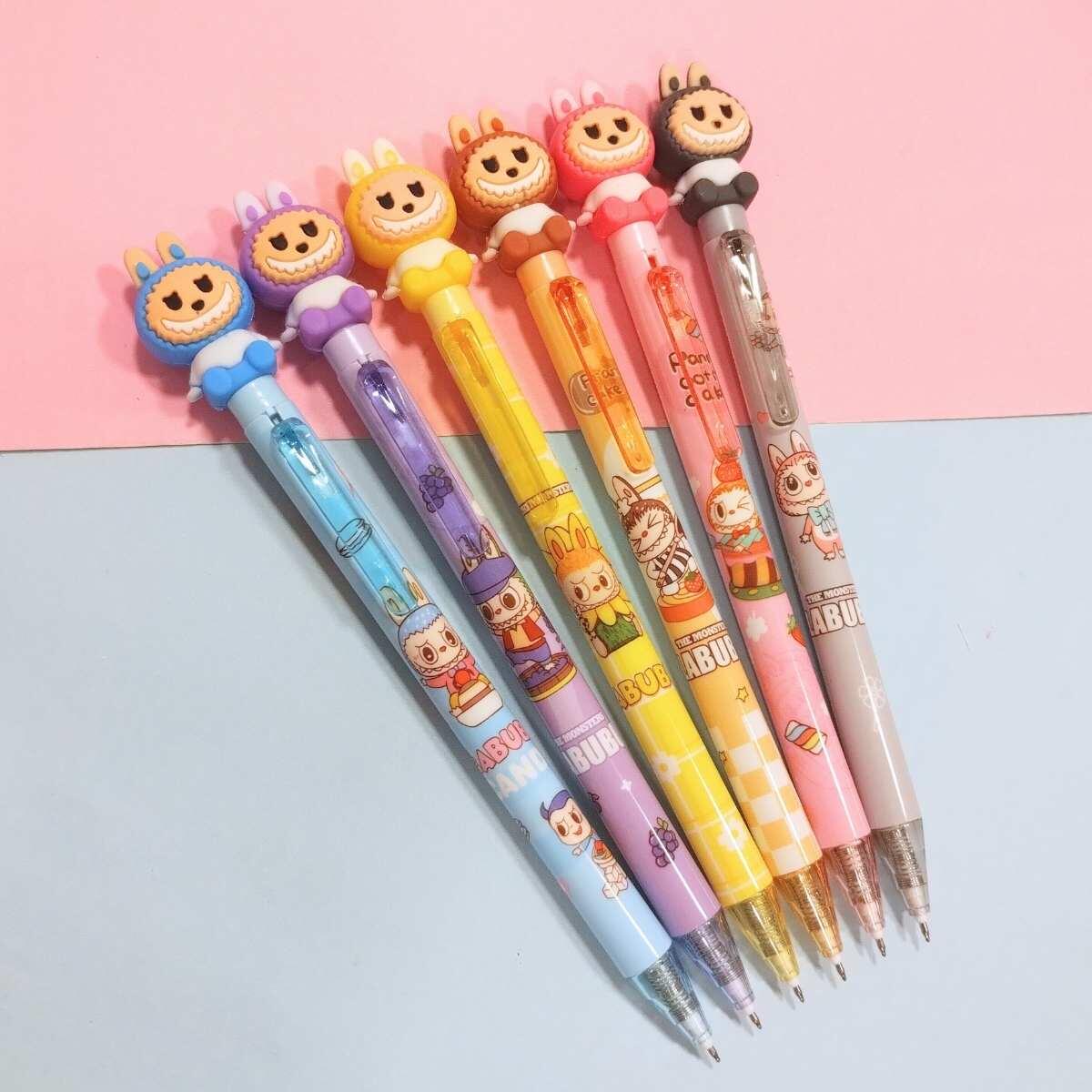Boligrafo Labubu c/clip cuerpo estampado - 0.5mm