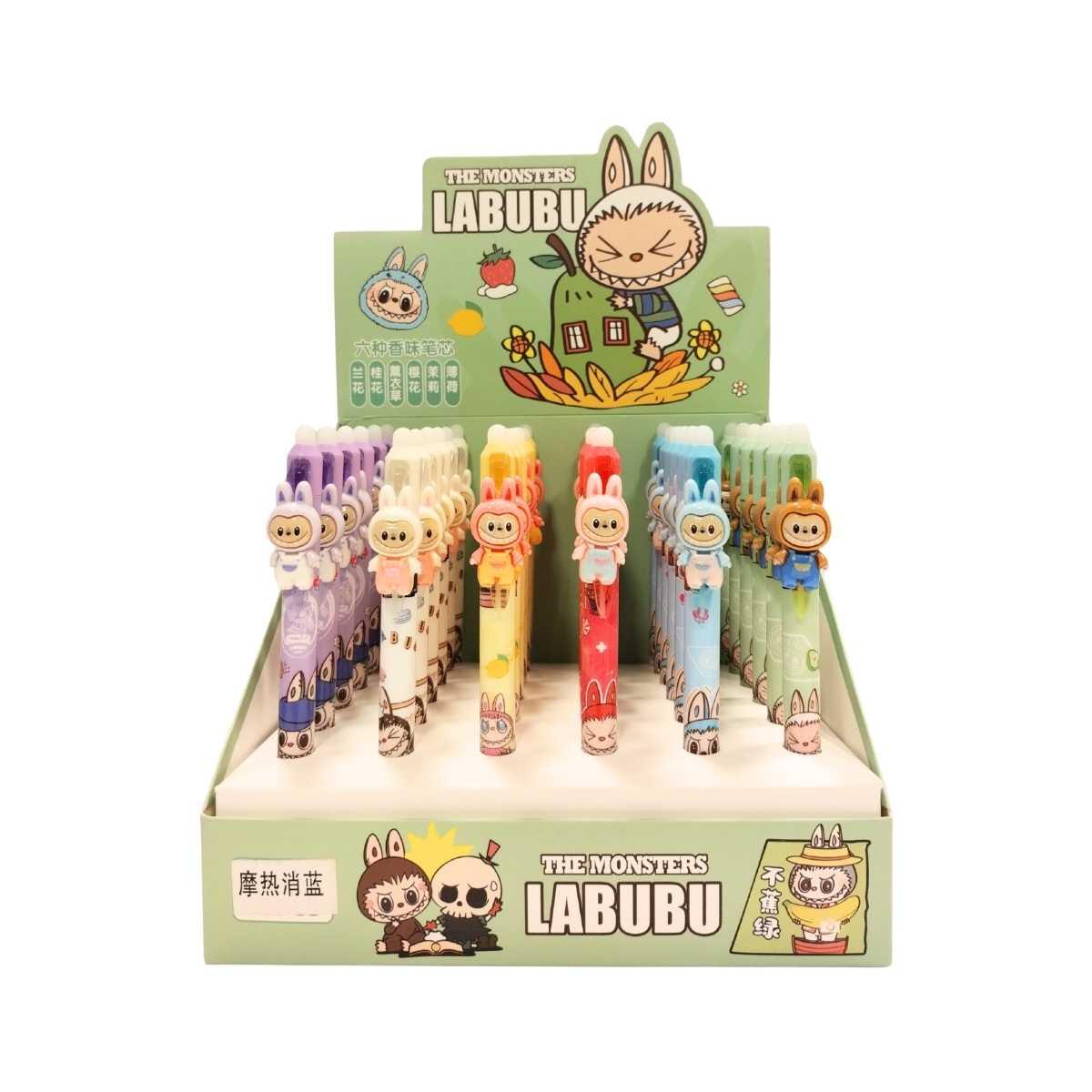 Boligrafo borrable Labubu c/clip y aplique