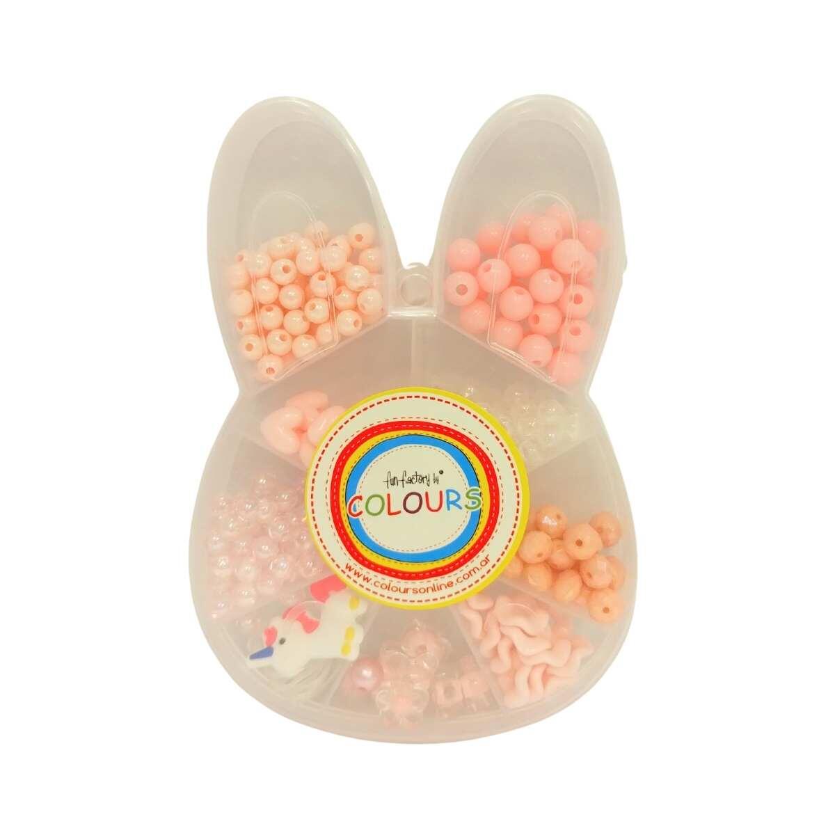 Set bijou Conejo color rosa - 9 divisiones