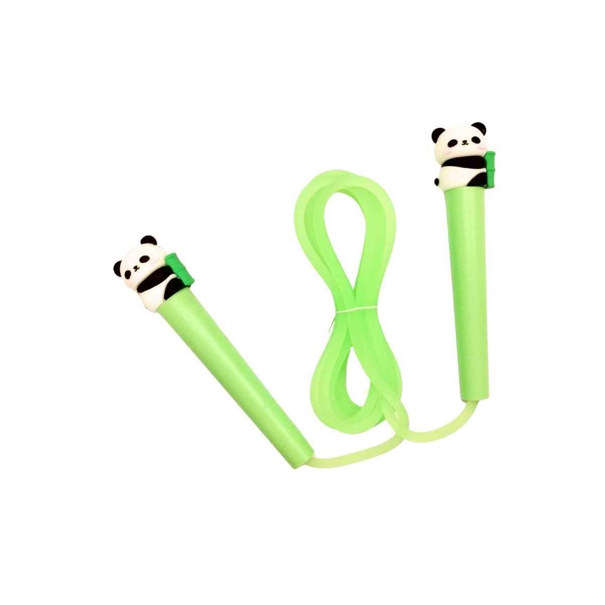 Soga para saltar de goma Panda, ajustable en caja PVC - 2.5 metros