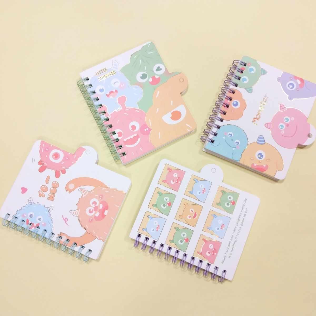 Libreta mini c/candado Monstruos - 60 hojas