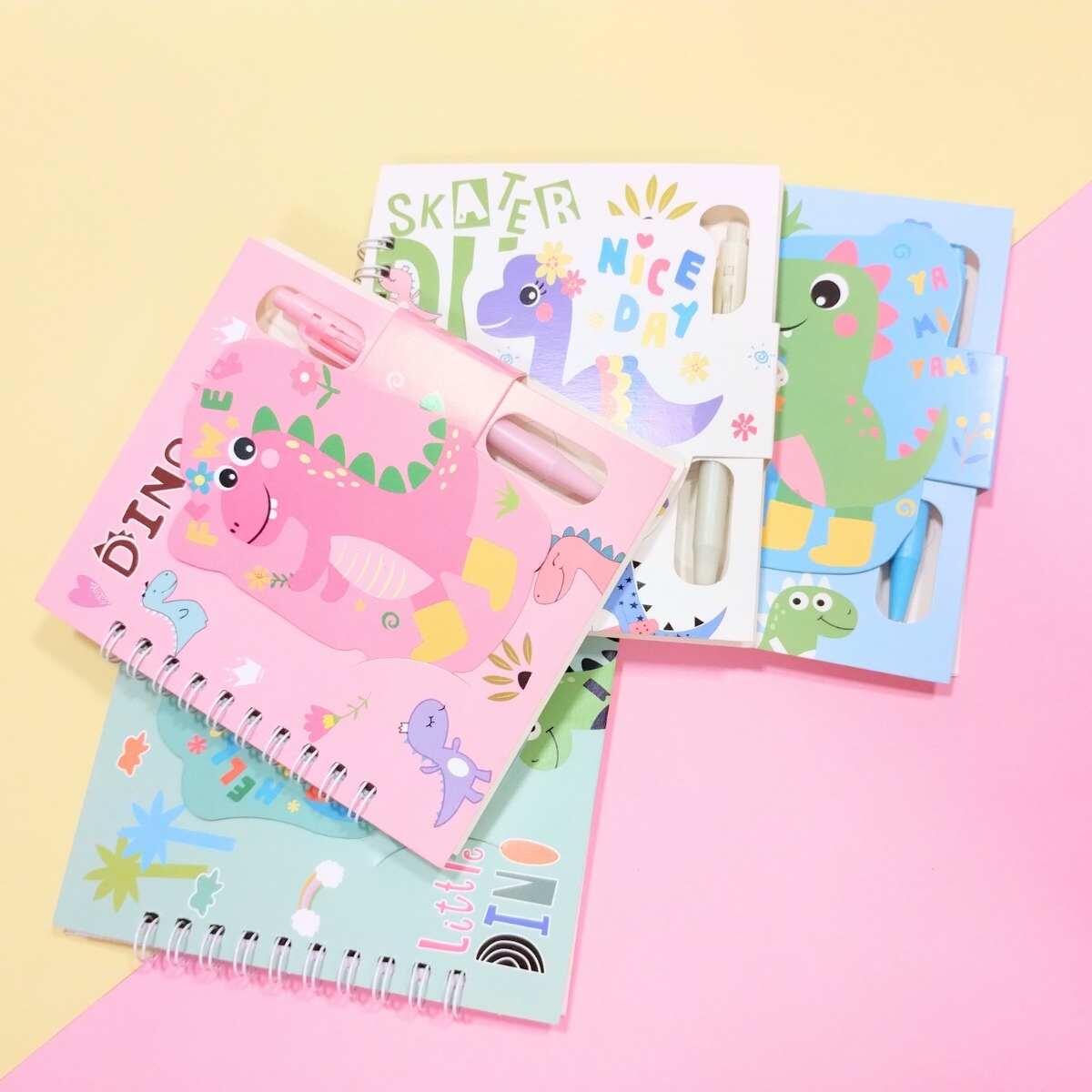 Libreta c/boligrafo Dino - 50 hojas